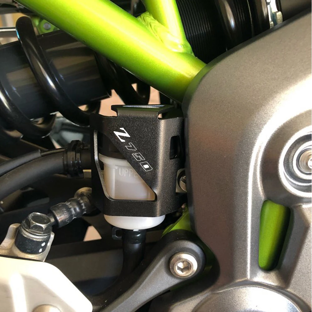 

Z750 For KAWASAKI Z750 Z 750 2007 2008 2009 2010 2011 2012 Motorcycle Rear Brake Fluid Reservoir Guard Cover Protector