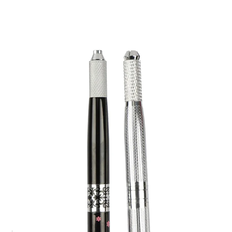 

Microblading Eyebrow Lip Tattoo Pen With Crystal Diamond 3D Eyebrow Embroidery Tattoo Manual Pen Permanent Tattoo Accessories