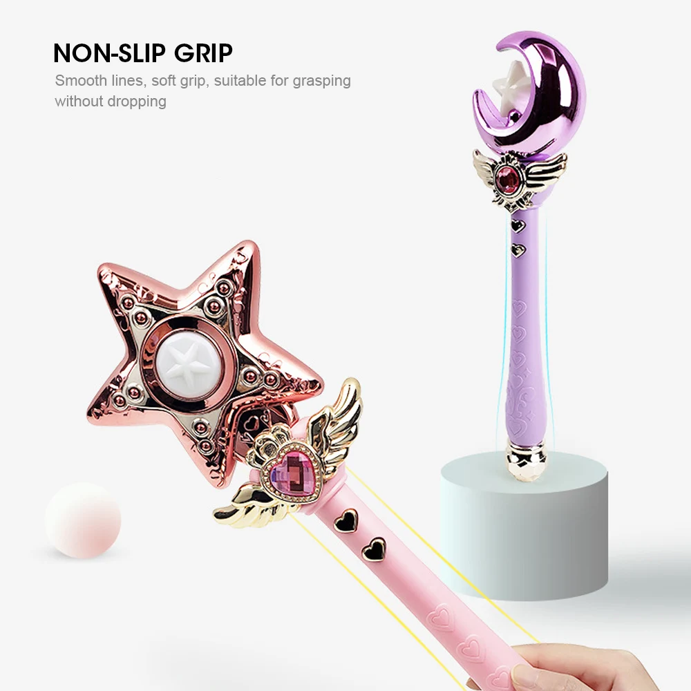 Волшебная палочка для девочек косплей игрушки светильник кой и музыкой костюм