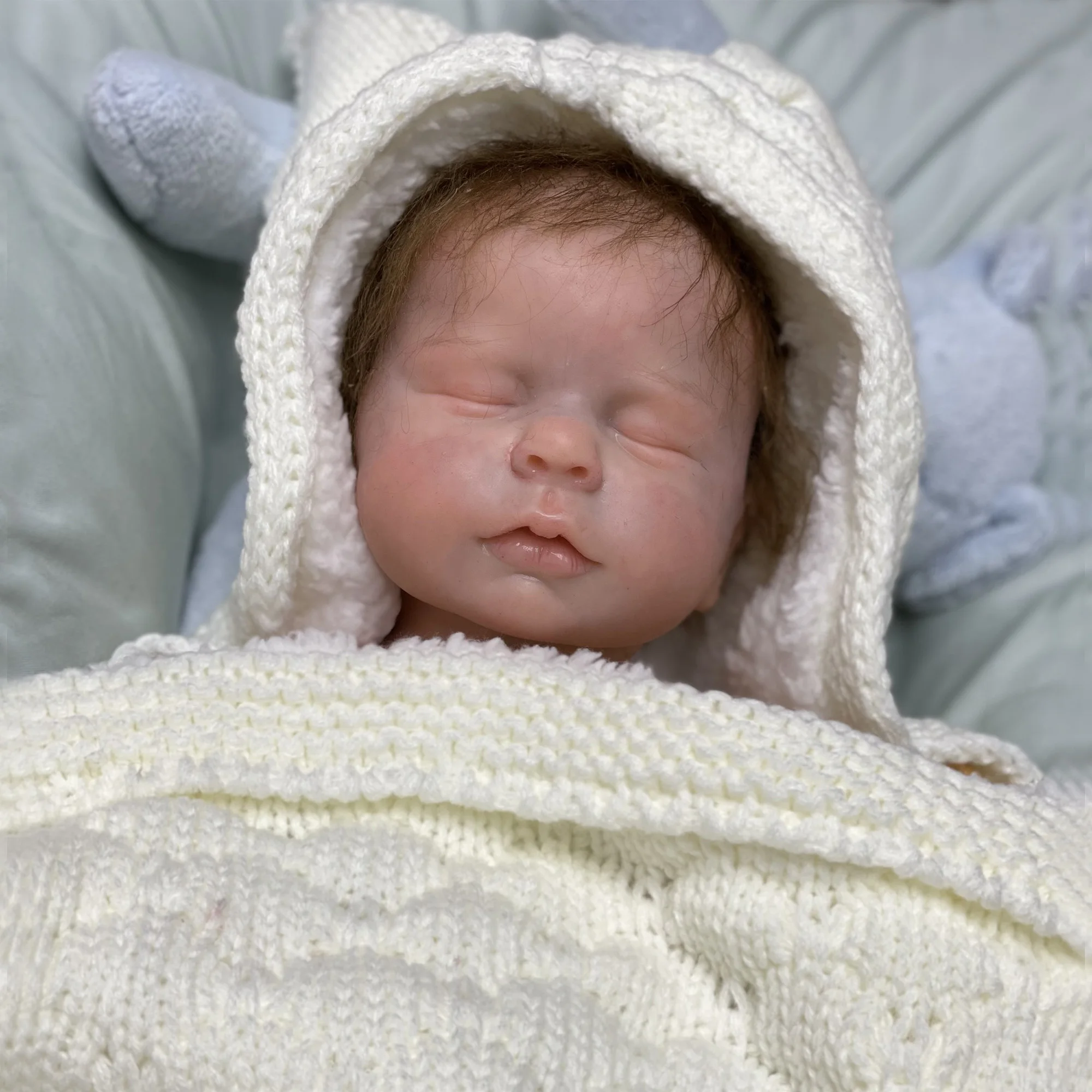 Мягкая силиконовая кукла для новорожденных 18 дюймов |