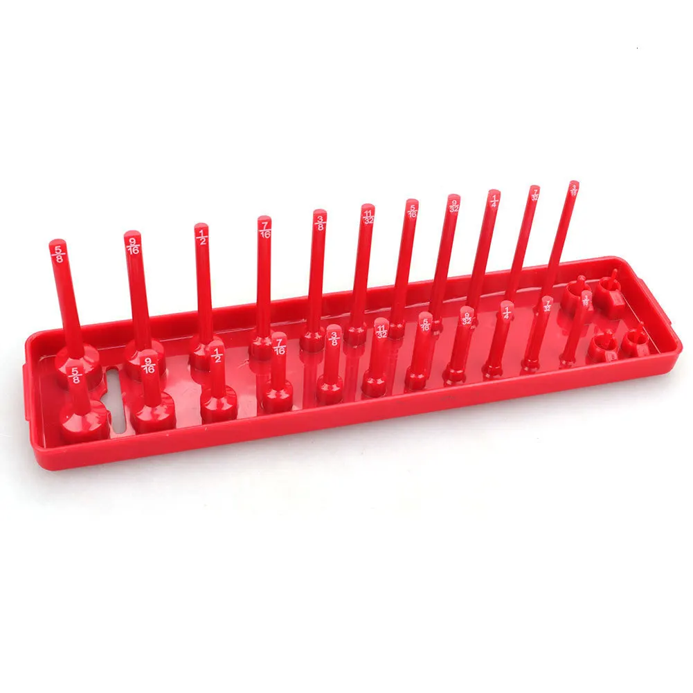 3 шт./компл. 1/4 ''3/8'' 1/2 ''муфта Органайзер рукав держатель для гаража инструменты метрическая система SAE Пластик дома инструменты стойки лоток организатор