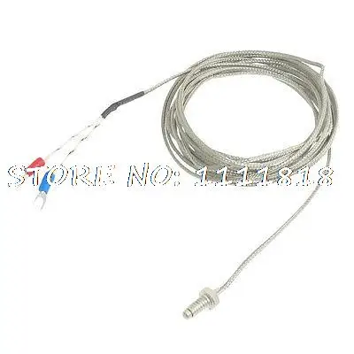 

Metal Shield K Type 6mm Thread Thermocouple Temperature Sensor 3.8M 12.5Ft New