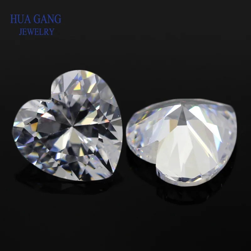 Моиссанит 1 карат D Цвет свободный камень муассант в форме сердца Блестящий вырез