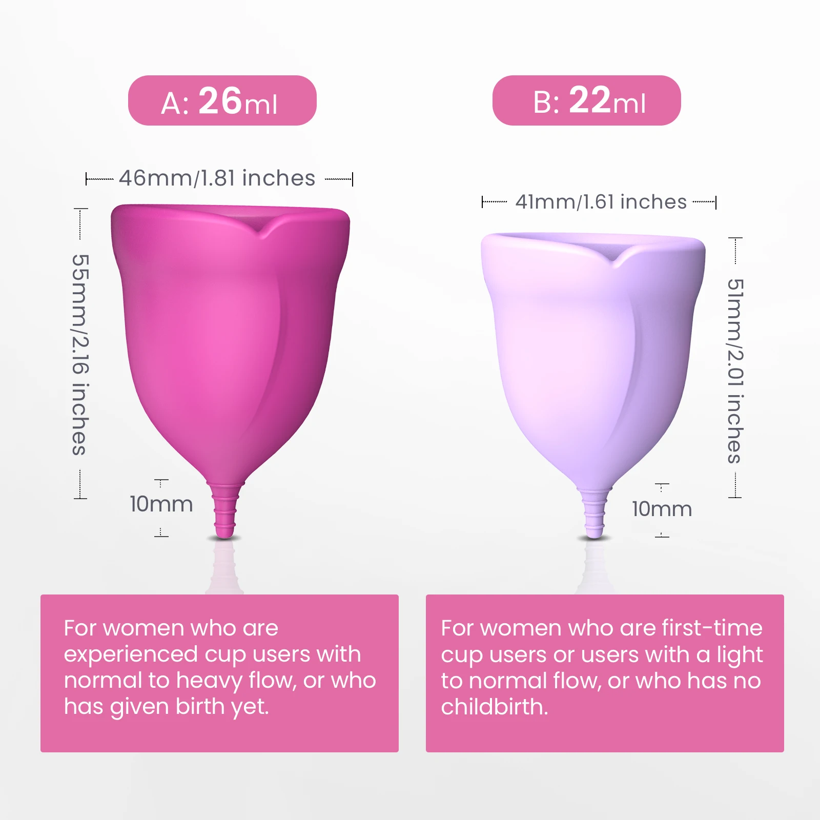 2 шт./компл. фемометр стерилизация менструальной чаши медицинский силиконовый