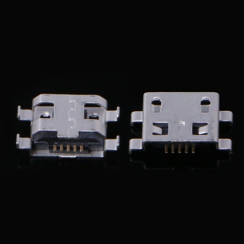10 шт. Тип B Micro USB 5 Pin гнездовой Зарядное устройство крепление с портом Jack для