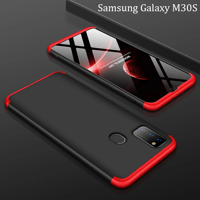 

For Samsung Galaxy M30S Case Hard Hybrid PC 360 Full Body Protective Back Cover for Samsung Galaxy M30S Phone Case Fundas Coque