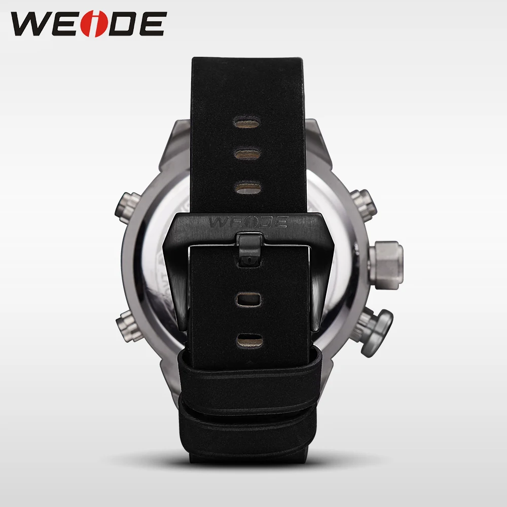 WEIDE Для мужчин аналоговые светодиодный цифровой Дисплей кварц двигаться t часы с