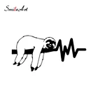 Мультяшные животные Ленивец Автомобильная наклейка креативные автомобильные декоративные наклейки Автомобильная дверная ручка виниловые наклейки для кузова автомобиля