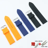 mens silicone strap watch accessories pin buckle 23mm rubber strap for armani ar0527 ladies sports and leisure waterproof strap
