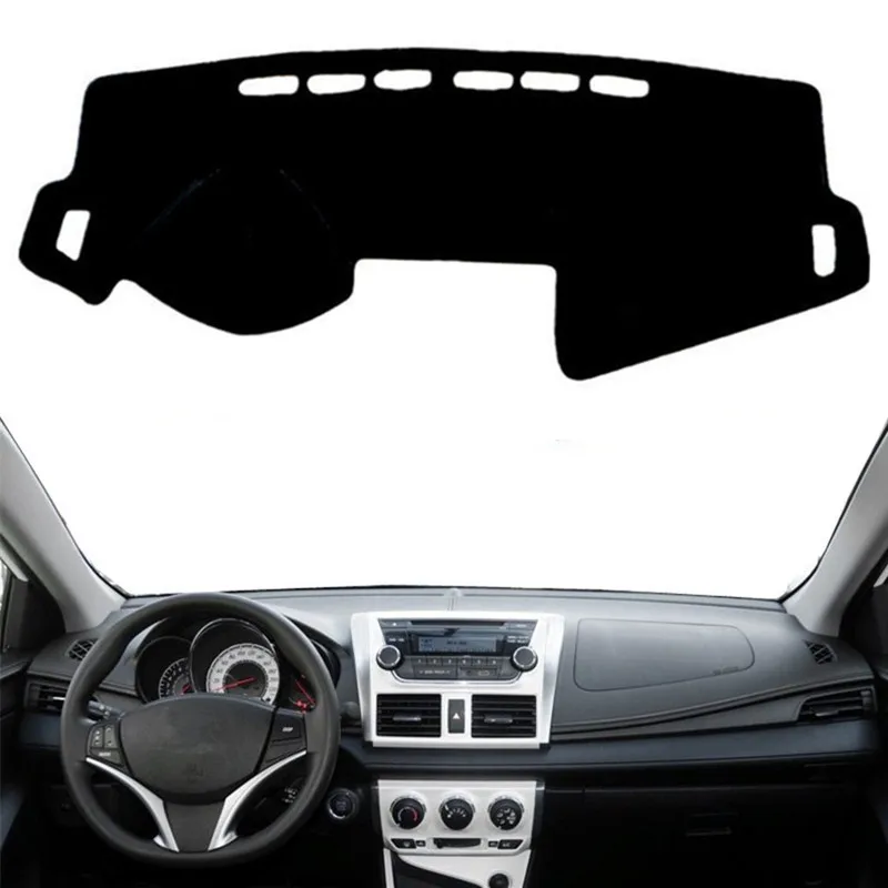 

For Toyota Vios Yaris XP150 2014 2015 2016-2019 Dashmat Dashboard Cover Mat Pad Dash Sun Shade Protector Carpet Car Accessories