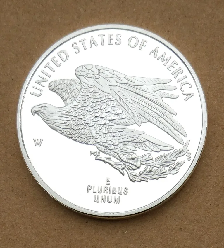 Американский Статуя Свободы Белоголовый Орлан памятная монета значок с