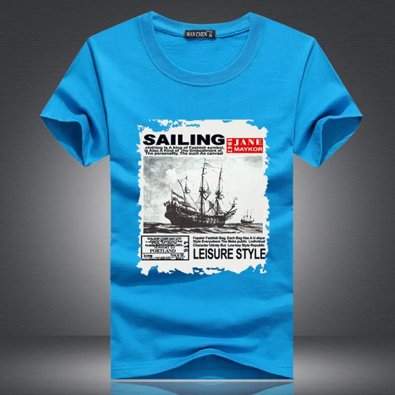 

..Men T-shirt Fashion Casual Outdoor Sports Short Sleeve Multi Color Male Cotton Material one size