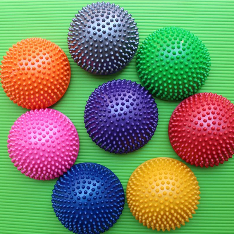 

Half Sphere Yoga Balls PVC Massage Exercises Trainer Balancing Ball for Gym Pilates Sport Fitness Health Care NShopping