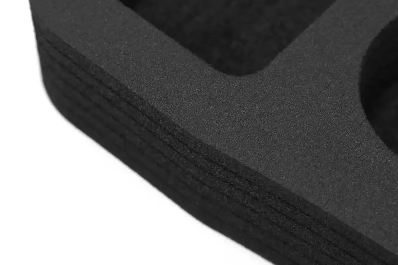 

Floating Pool Drink Holder Table Party Tray Durable Black Foam 7 Compartments