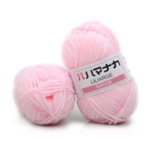 100 г/25 г ТОЛСТАЯ мягкая молочная хлопчатобумажная пряжа для вязания крючком