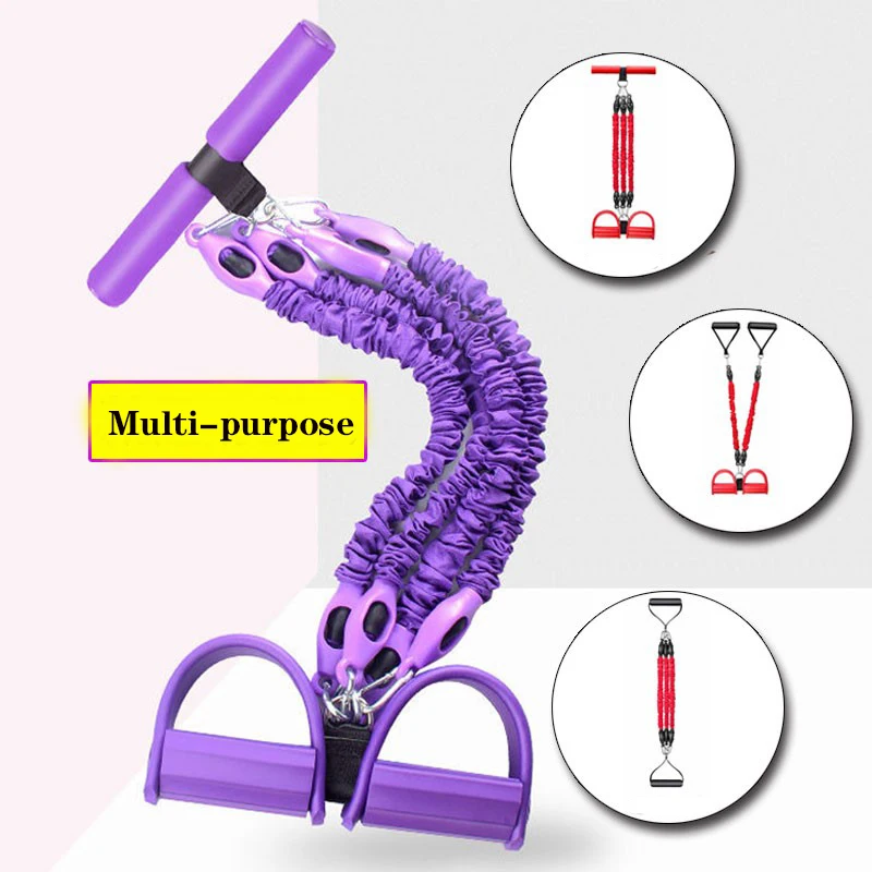 Эластичный тренажер для брюшного пресса живота эластичная лента домашнего