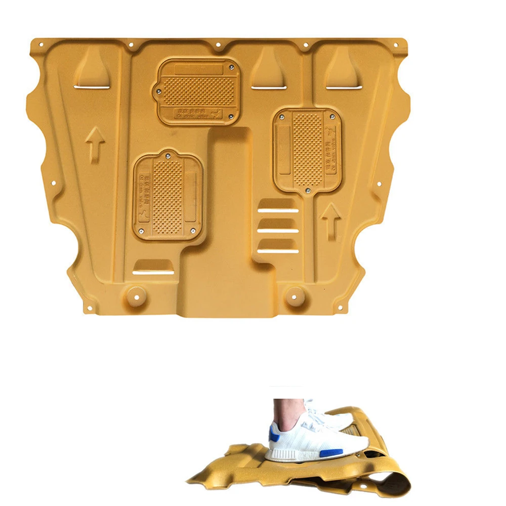 

For Ford Edge 2015-2018 Under Engine Guard Board Splash Shield Mud Fender Plate Cover Golden Car Mudflap Mudapron Mudguard Flap