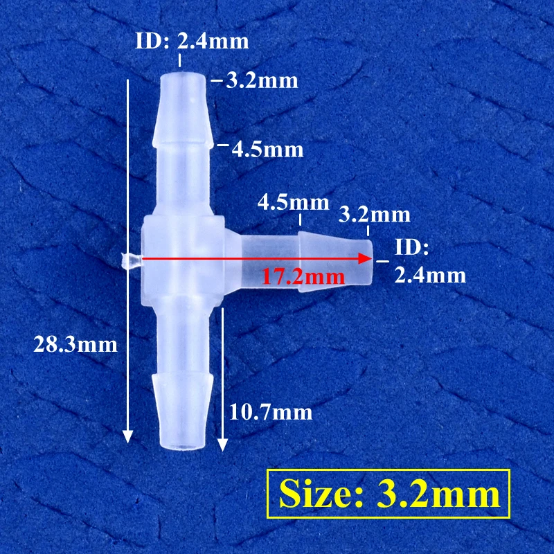 SgooHan пластиковые тройники для аквариума 1,6-15,8 мм