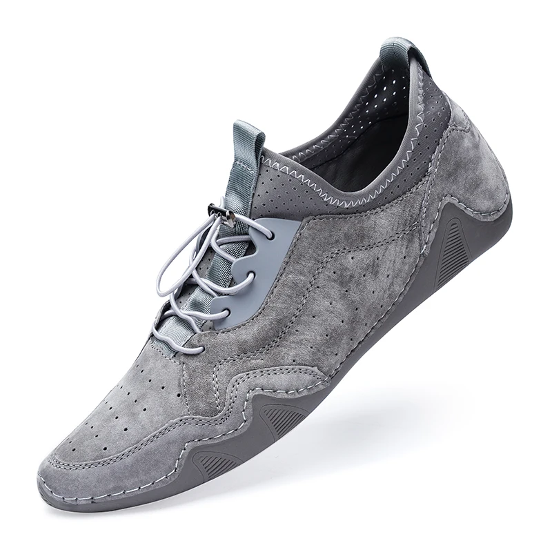 

Men shoes Genuine Leather Shoes Fashion Suede Leather Casual Shoe Male Sneakers Men's Walking Footwear