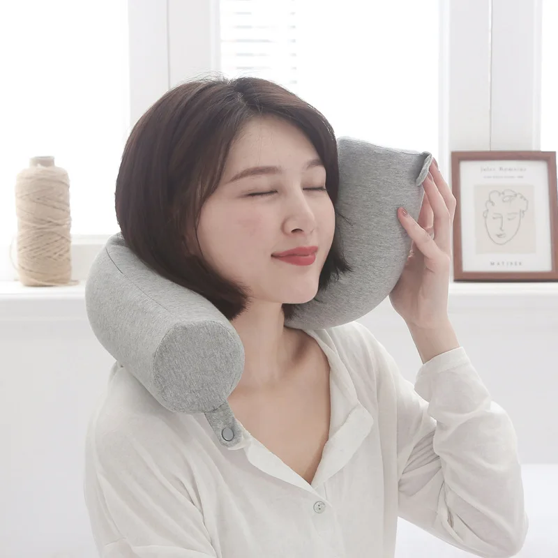 Регулируемый Подушка u образной формы из пены с эффектом памяти свободно согнуть