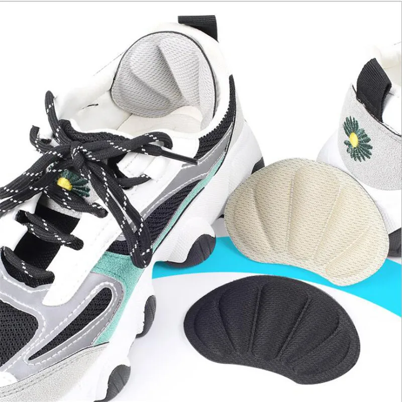 2PCS Sports Heel Insert Sticker for Shoes Size Reducer Filler High Heels Liner Protector Pain Relief Self-adhesive Cushion - купить по