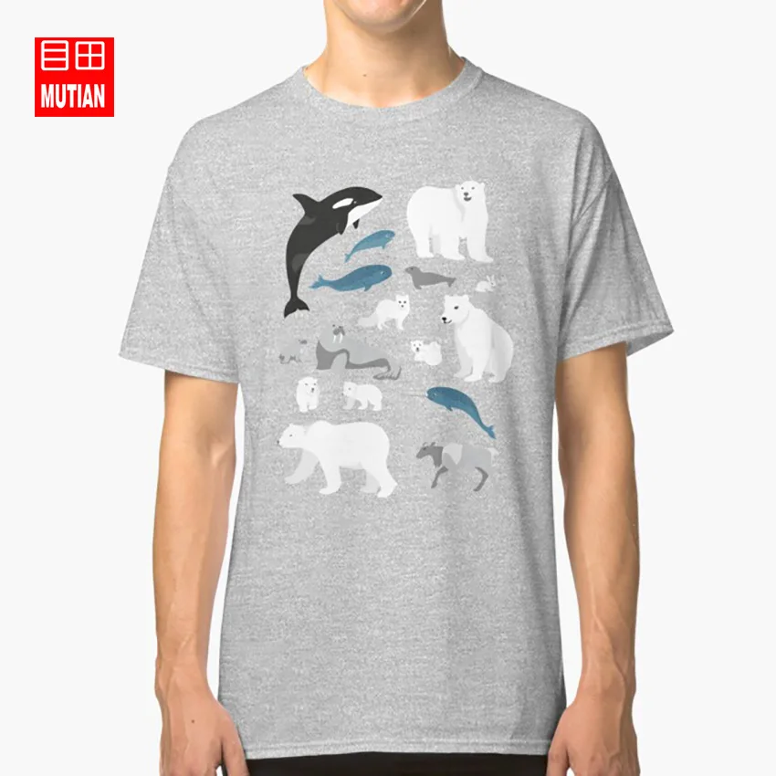 Футболка для соло с изображением животных|Мужские футболки| |