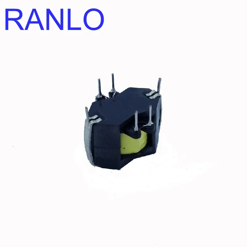 RANLO RM6 2+ 2pin привод Трансформатор магнит ферритовый сердечник трансформатор коэффициент поворота 24 T: 24T 175uHmH 0,25 мм FIW медный провод