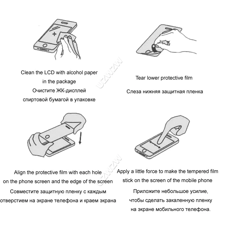 

10 sets For Xiaomi Pocophone F1 Screen Protector Protective Tempered Glass Explosion Proof & Camera Lens Film