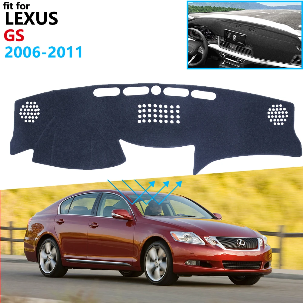 Защитная накладка на приборную панель для Lexus GS GS300 GS430 GS450h GS350 GS460 2006 ~ 2011