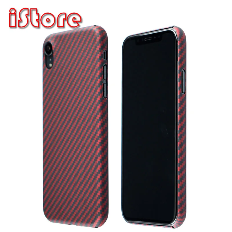 Чехол из углеродного волокна для Apple iPhone Xr чехол 6 1 тонкий и легкий полуоблегающий
