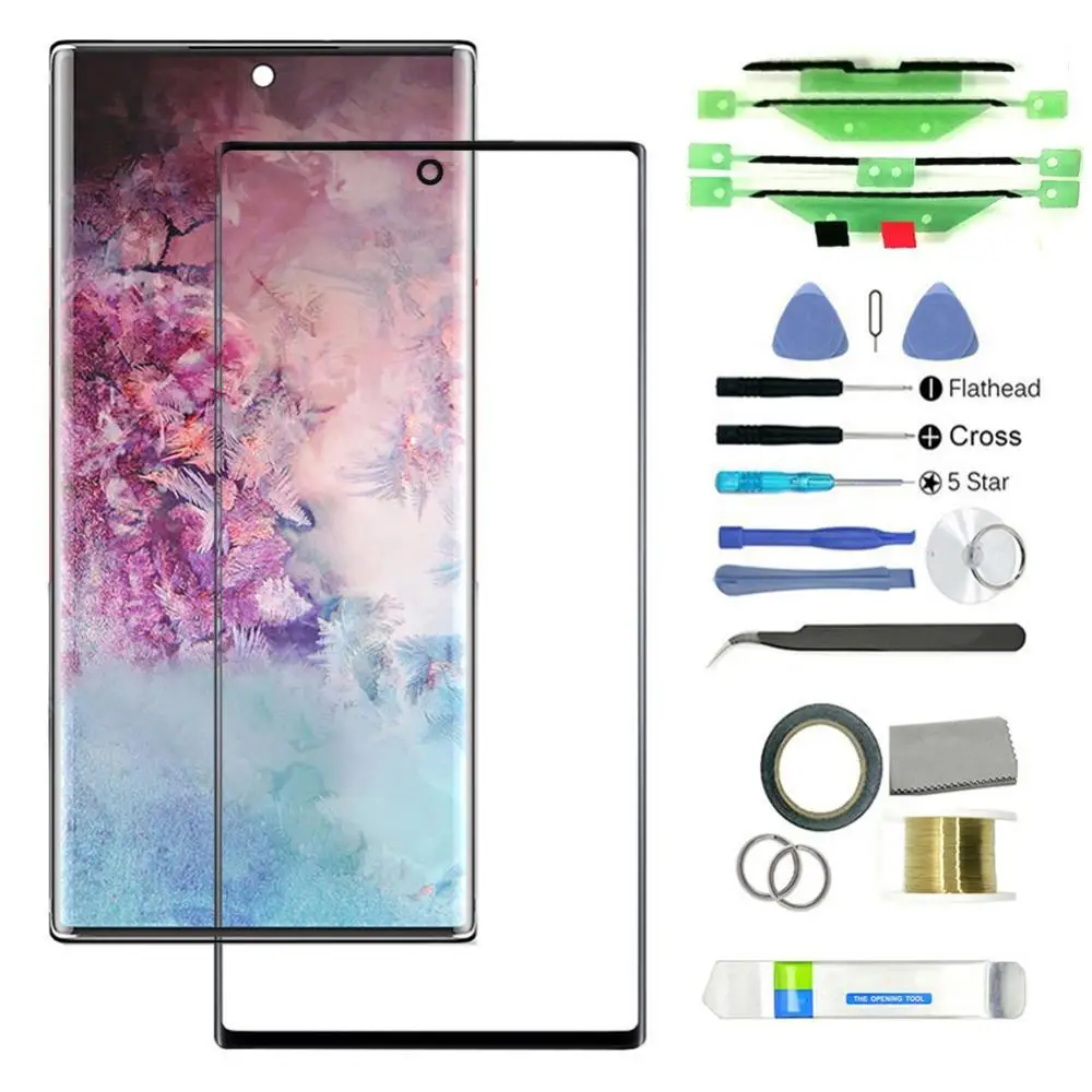 Suitable for Samsung Galaxy Note 10 Plus replacement front glass touch screen lens replacement repair kit