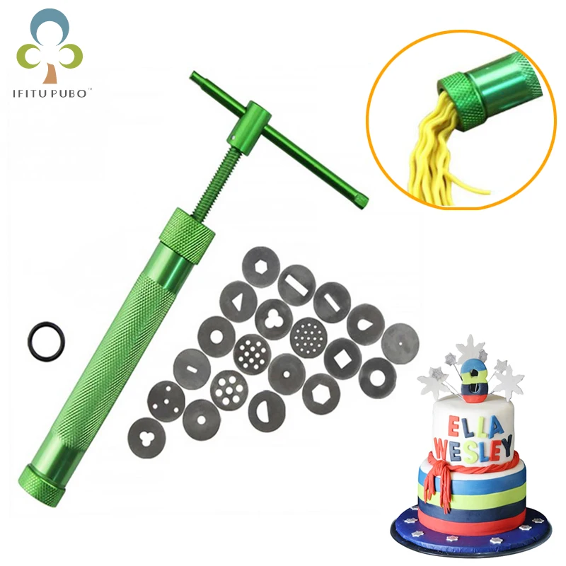 Инструменты для выдавливания глины инструмент торта пистолет выпечки форма