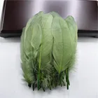 Гусиные перья для рукоделия 15-20 см, красочные перья для декора, поделки, материал для рукоделия, свадебные аксессуары, украшения, перья