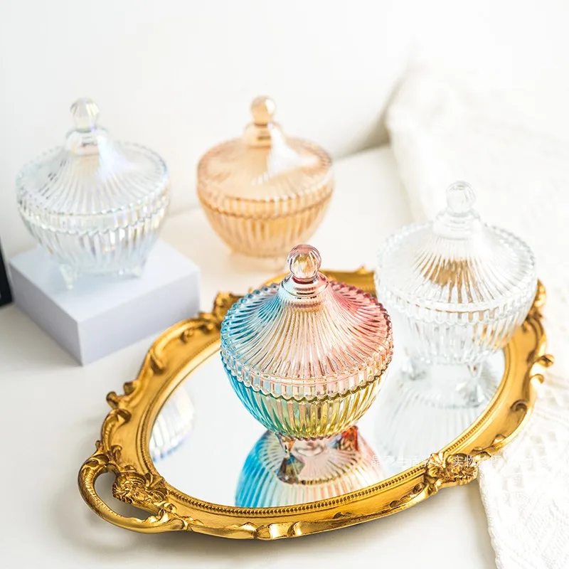 Креативная стеклянная банка европейская Высококачественная хранение