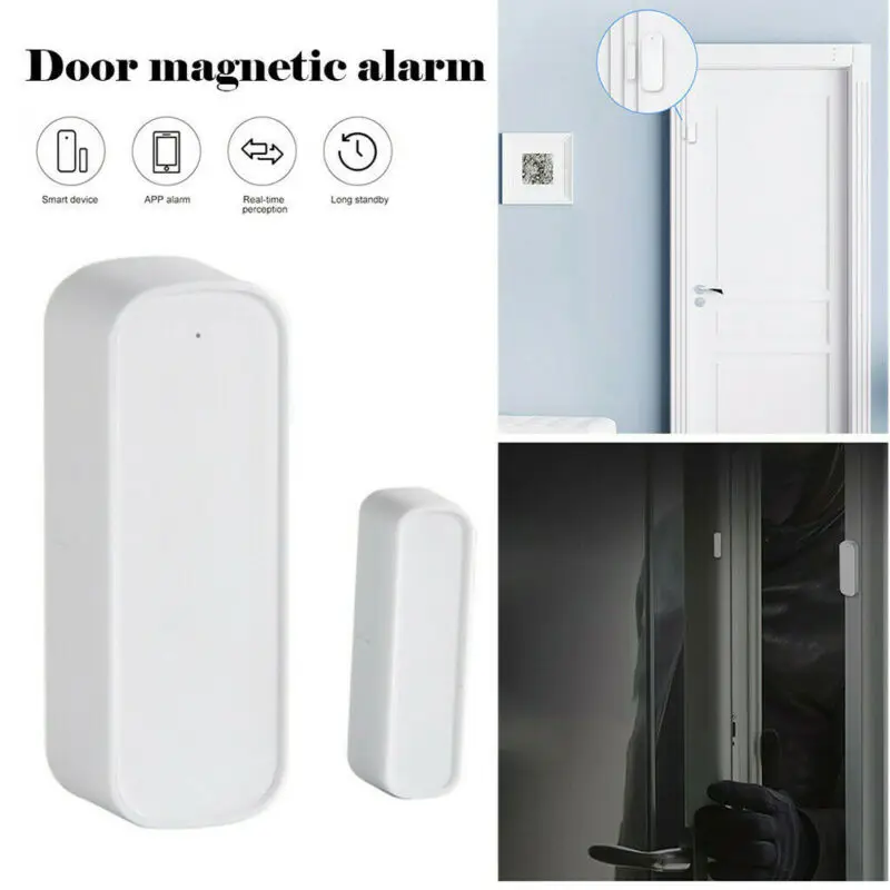 Беспроводной умный Wifi магнитный датчик для двери и окна контакта с зазором