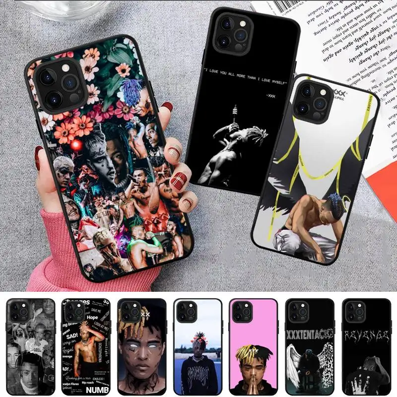 

xxxtentacion rapper USA singer Phone Case For iPhone 13 11 8 7 6 6S Plus X XS MAX 5 5S SE 2020 XR 11 pro DIY Funda