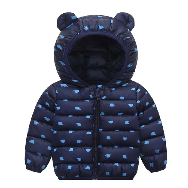 dark blue Детская куртка зимняя теплая 13, 5 и 6 лет мальчики куртка Динозавр для девочек пальто с героями мультфильмов для малышей, Детское пальто с капюшоном весна Костюмы Детская жилетка - Цвет: dark blue