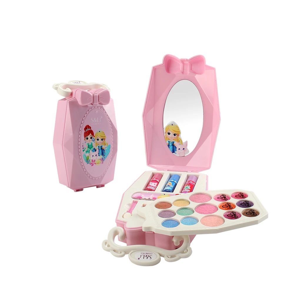 Игрушки для макияжа девочек Волшебная коробка моющийся детский набор с