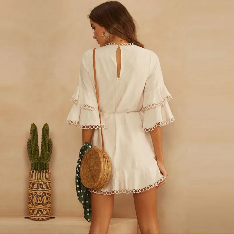 

European and American Fashion Women's Wear New Dress Holiday Leisure