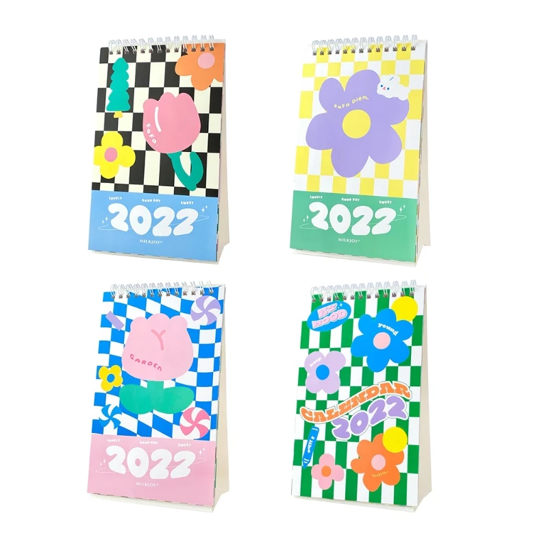 

2022 Monthly Calendar Desk Flipping Calendar Planner Lunar Date Solar Terms Unruled Monthly Pages for Teacher Student