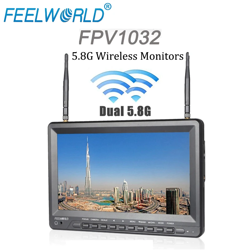 

Монитор FEELWORLD FPV1032, 10,1 дюйма, IPS, FPV, 1024x600