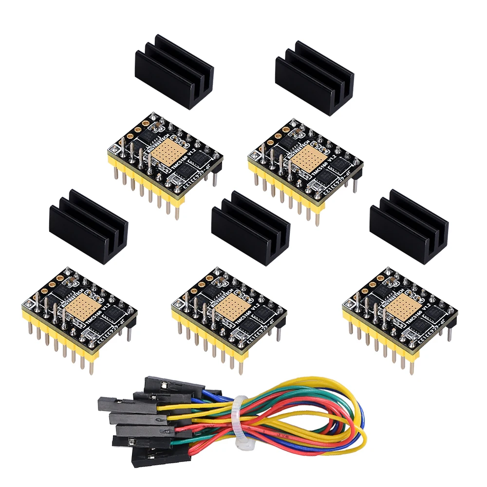 Драйвер шагового двигателя BIQU BIGTREETECH TMC5160 V1.2 SPI для SKR V1.3 Ender 3 Pro детали 3D принтера VS