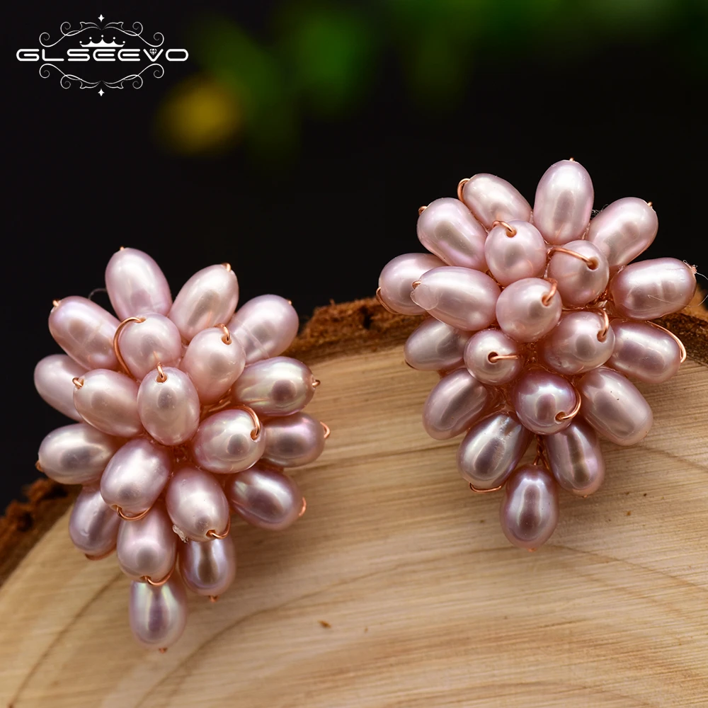 Женские серьги гвоздики с натуральным пресноводным жемчугом|Серьги-гвоздики| |