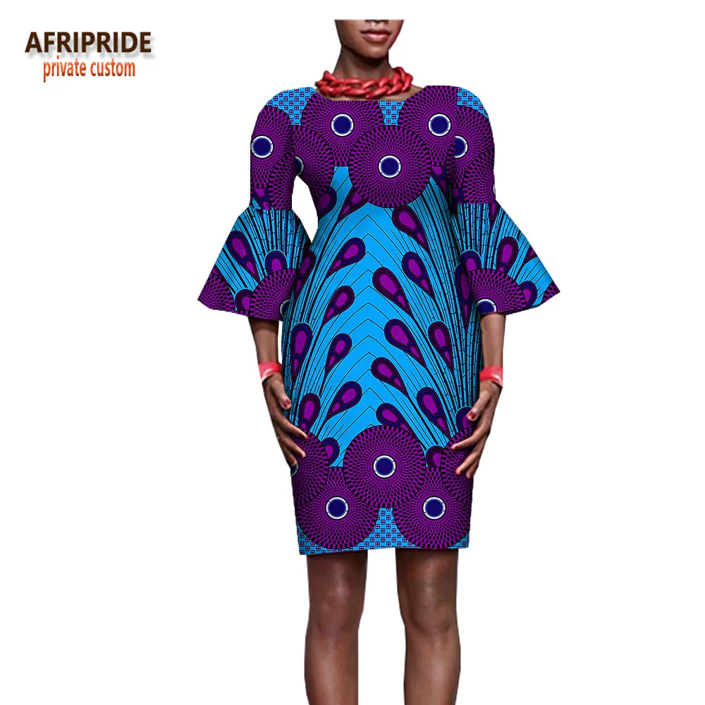 Летнее Новое поступление AFRIPRIDE Private Custom plus Мини платье для женщин с широким