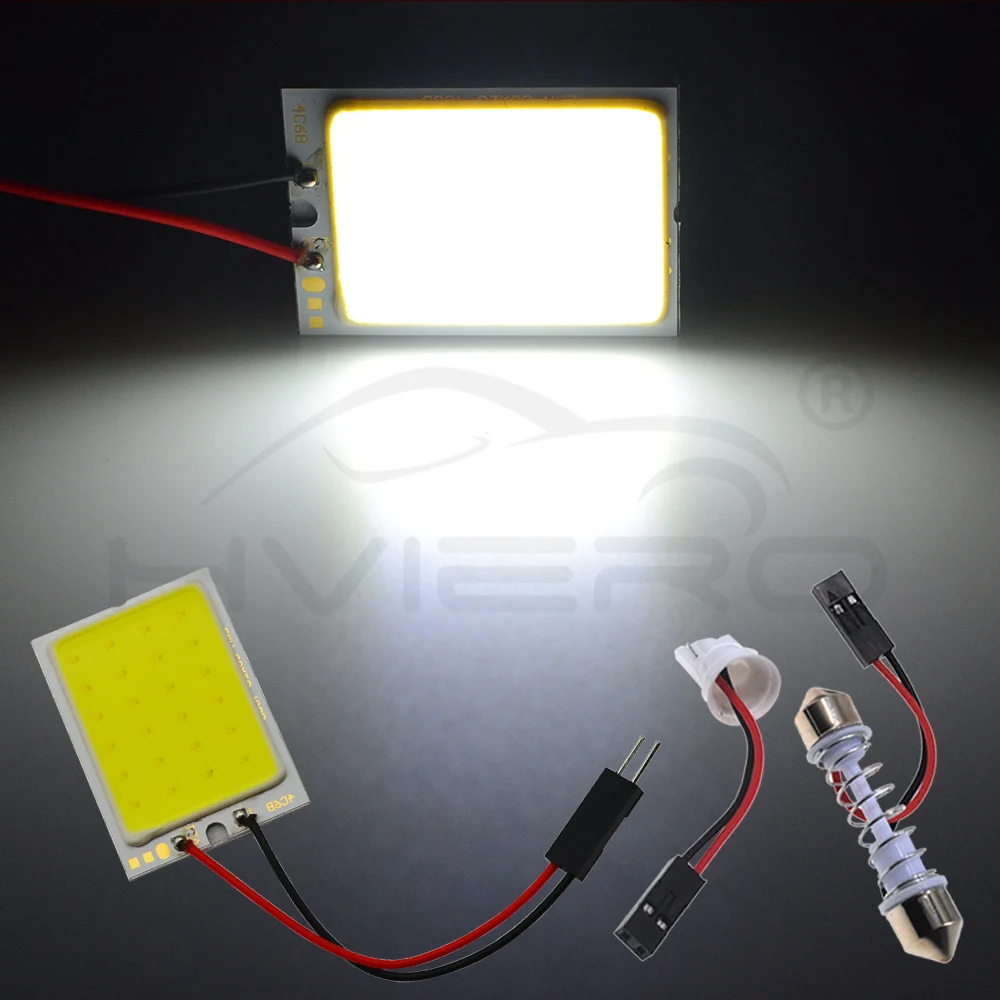 C5W Cob T10 W5W 194 Ba9s 24Led белая лампа для автомобиля Led парковочный Авто интерьерный