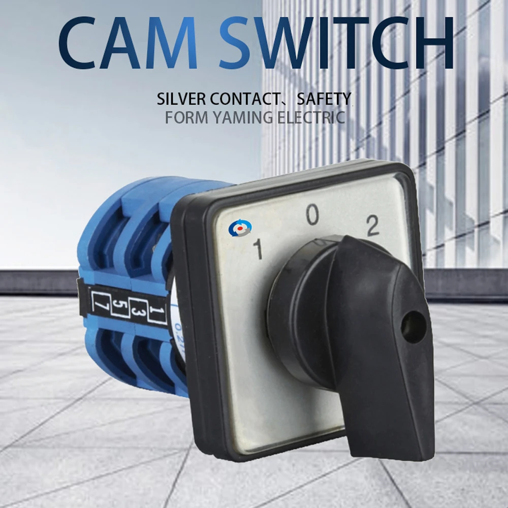 Кулачковый переключатель с двойным управлением мощности 20 А 690 В для