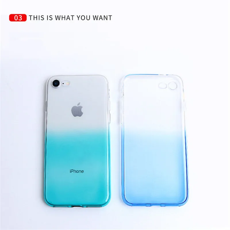 Противоударный силиконовый чехол из ТПУ для телефона iPhone 8 7 6 6S Plus X XS XR Max