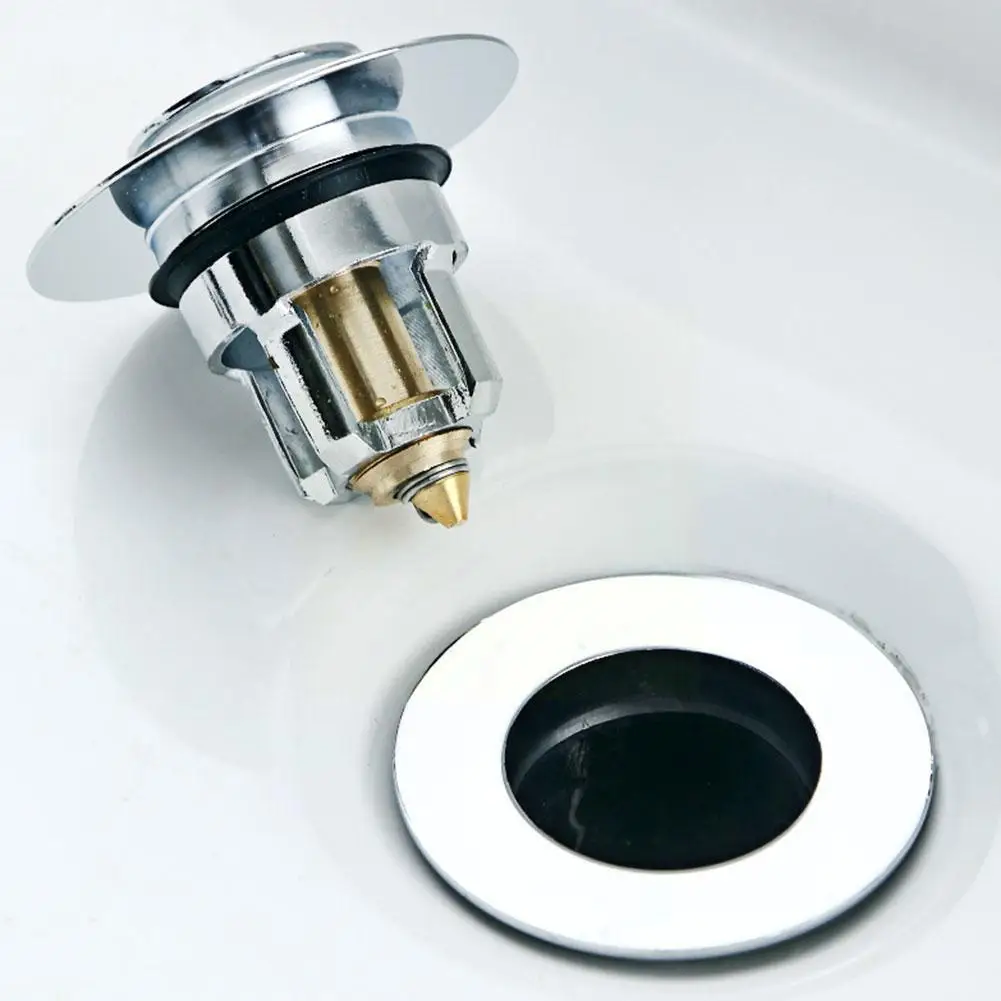 

Universal Basin up Drain Filter Metal Bounce Core Push-type Strainer Kitchen Build-in Deodorant Stopper Dropship Tool Bath C0U9