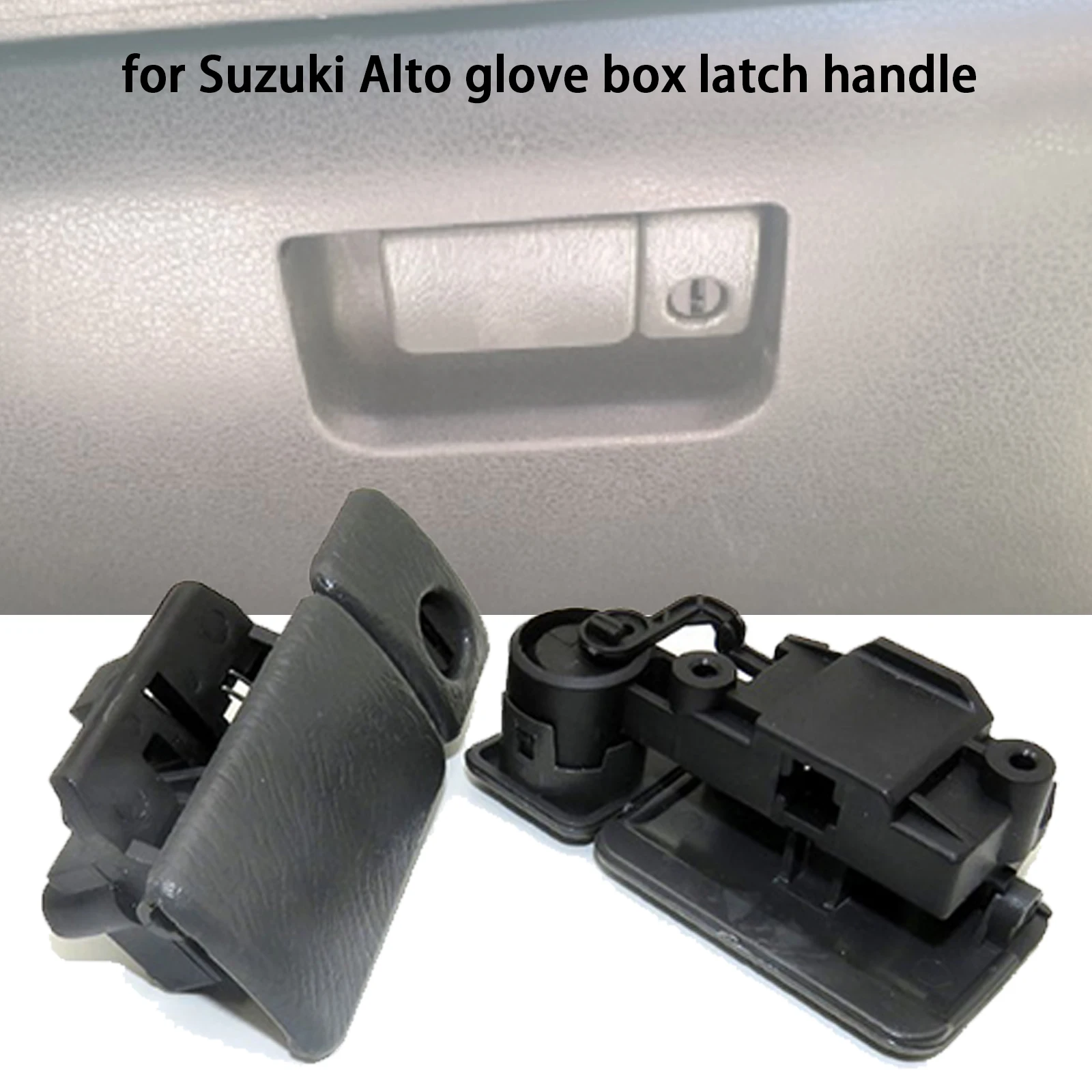 

Gray Car Glove Box Lock Latch Handle Fit For Suzuki Jimny Vitara Grand Vitara Automobiles Replacement Interior Parts Accessories