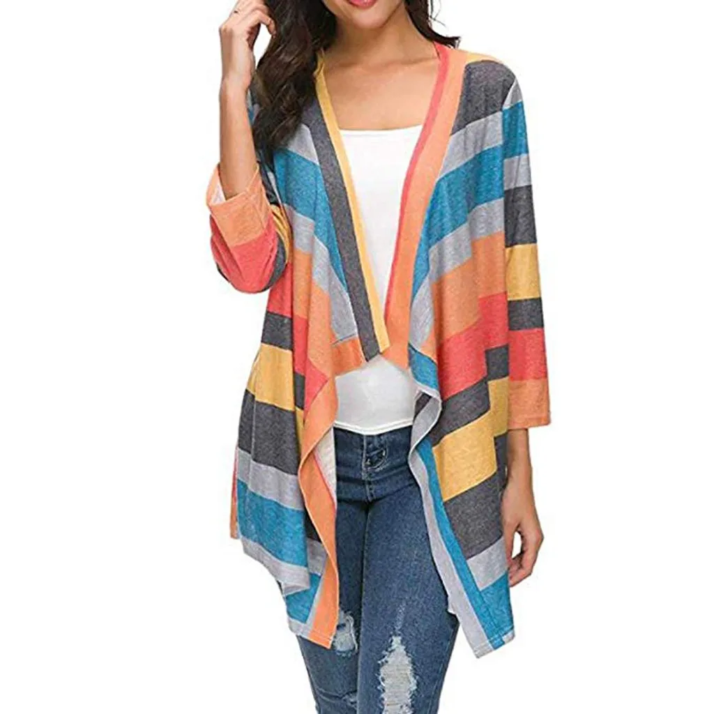 Женский Повседневный Кардиган мягкий легкий шифоновый свитер свободного покроя